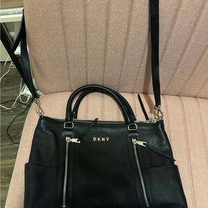 DKNY Black Leather Women's Bag